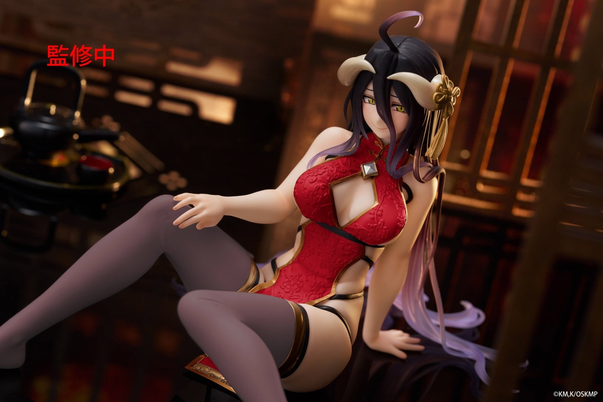 Taito - Overlord Desktop Cute Figure - Albedo (Chinese Dress Ver.) Renewal - Good Game Anime