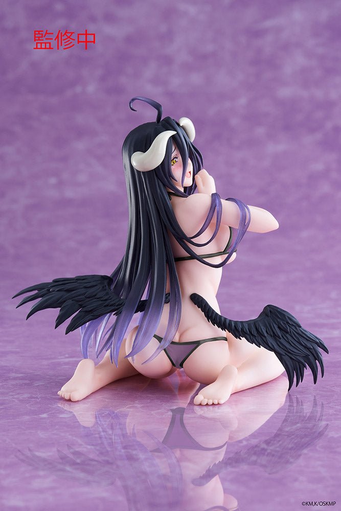 Taito - Overlord Desktop Cute Figure - Albedo (Swimsuit Ver.) Renewal Edition - Good Game Anime