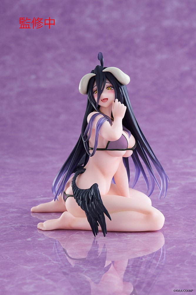 Taito - Overlord Desktop Cute Figure - Albedo (Swimsuit Ver.) Renewal Edition - Good Game Anime