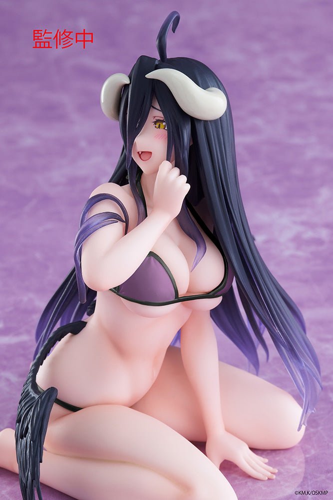 Taito - Overlord Desktop Cute Figure - Albedo (Swimsuit Ver.) Renewal Edition - Good Game Anime