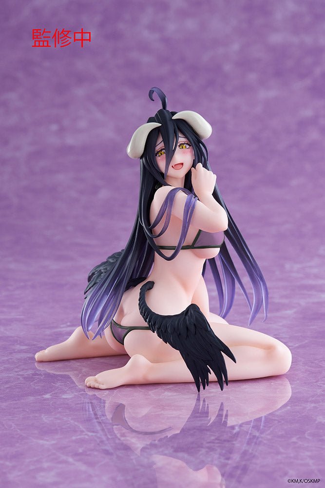Taito - Overlord Desktop Cute Figure - Albedo (Swimsuit Ver.) Renewal Edition - Good Game Anime