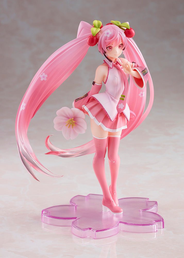 Taito - Sakura Hatsune Miku Figure (Newly Drawn 2021 Ver.) Prize Figure - Good Game Anime