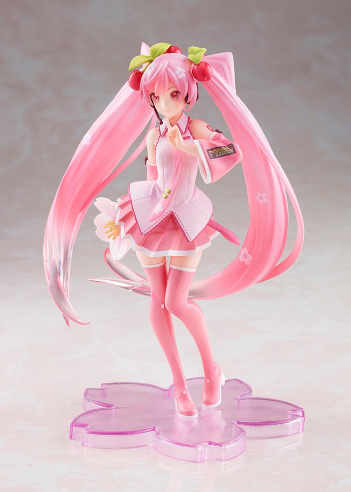 Taito - Sakura Hatsune Miku Figure (Newly Drawn 2021 Ver.) Prize Figure - Good Game Anime