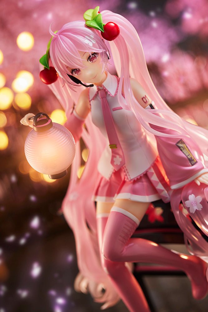 Taito - Sakura Miku AMP+ Figure (Sakura Lantern Ver.) Prize Figure - Good Game Anime