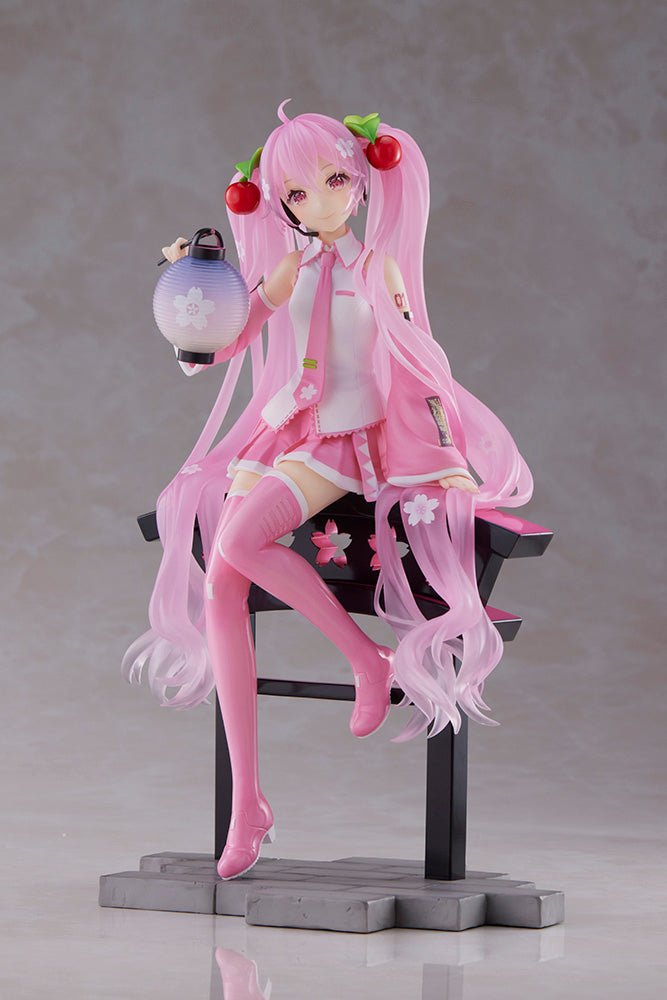 Taito - Sakura Miku AMP+ Figure (Sakura Lantern Ver.) Prize Figure - Good Game Anime