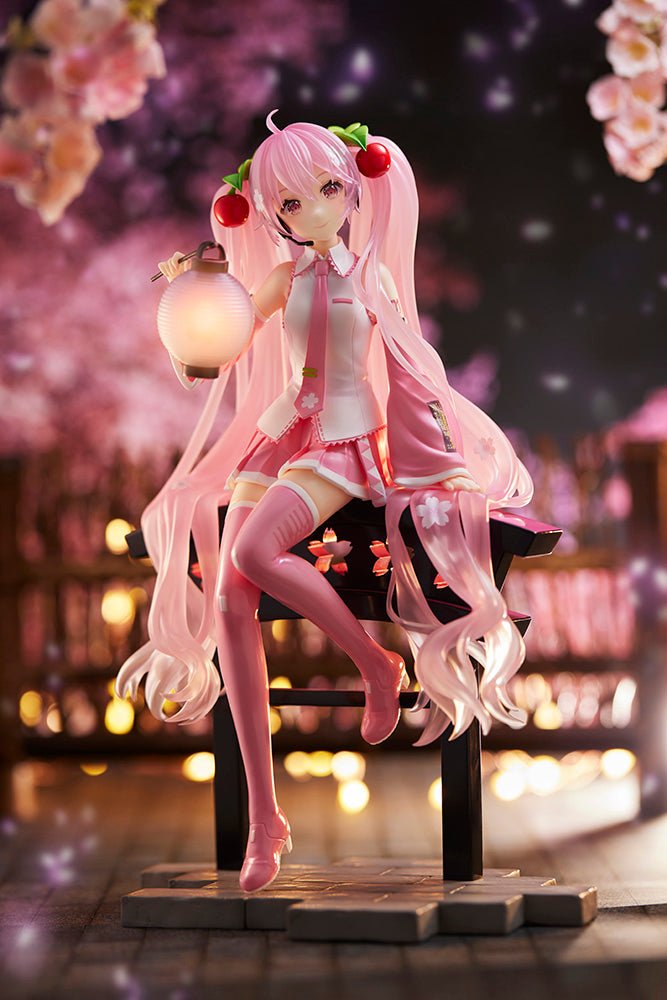 Taito - Sakura Miku AMP+ Figure (Sakura Lantern Ver.) Prize Figure - Good Game Anime