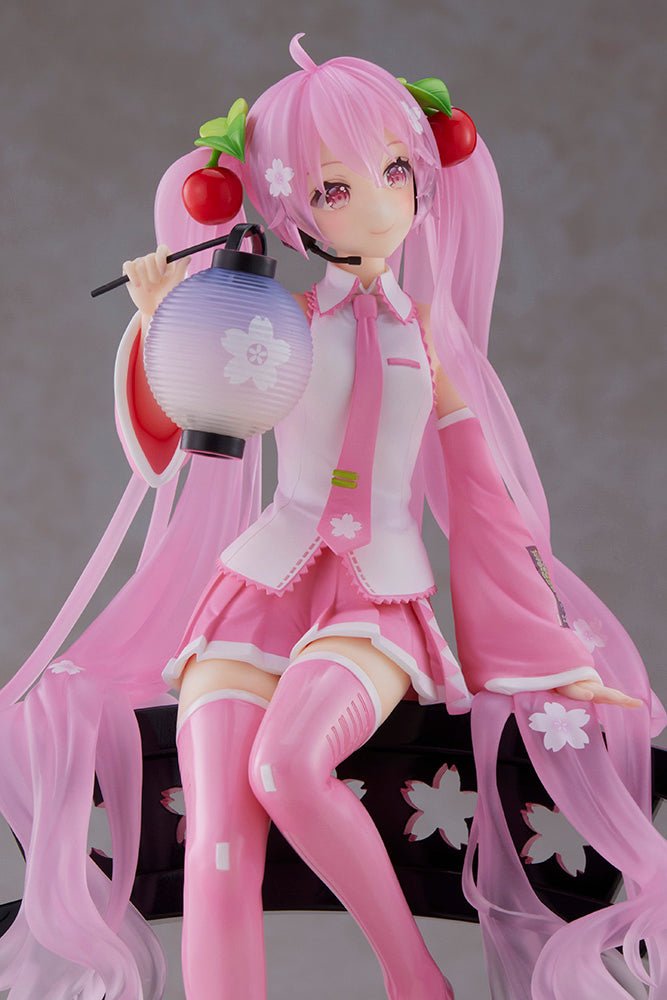 Taito - Sakura Miku AMP+ Figure (Sakura Lantern Ver.) Prize Figure - Good Game Anime