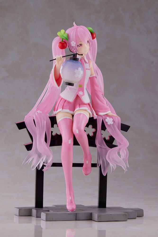 Taito - Sakura Miku AMP+ Figure (Sakura Lantern Ver.) Prize Figure - Good Game Anime