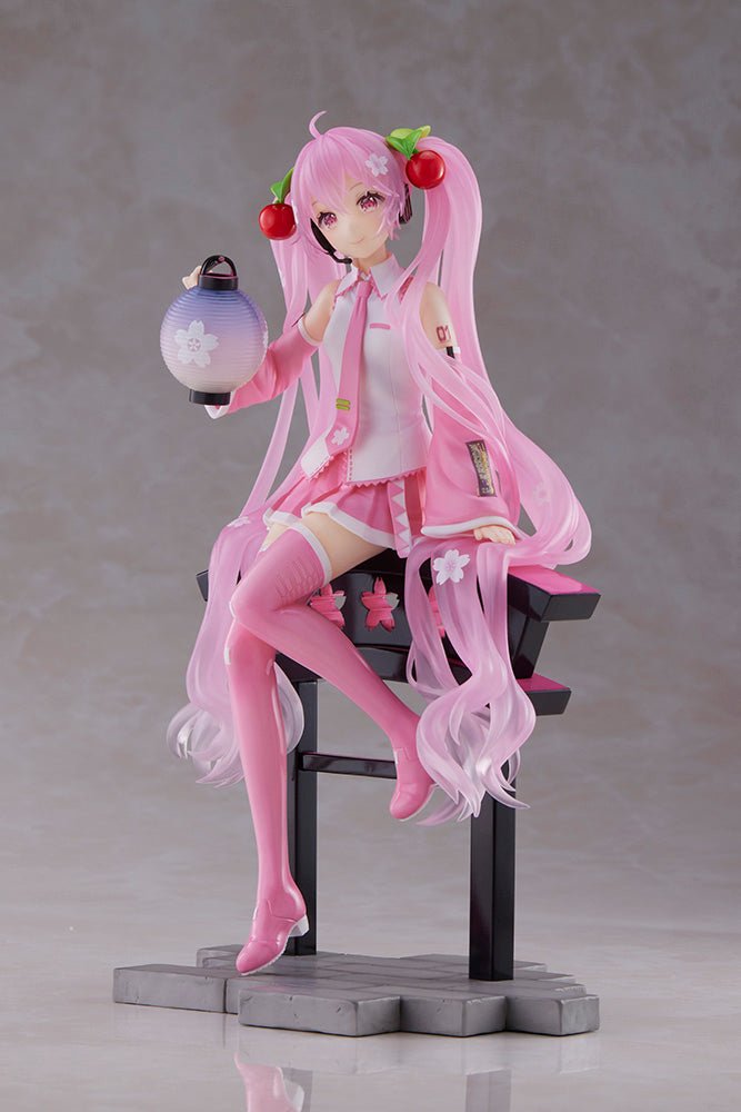 Taito - Sakura Miku AMP+ Figure (Sakura Lantern Ver.) Prize Figure - Good Game Anime