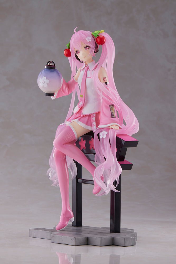 Taito - Sakura Miku AMP+ Figure (Sakura Lantern Ver.) Prize Figure - Good Game Anime