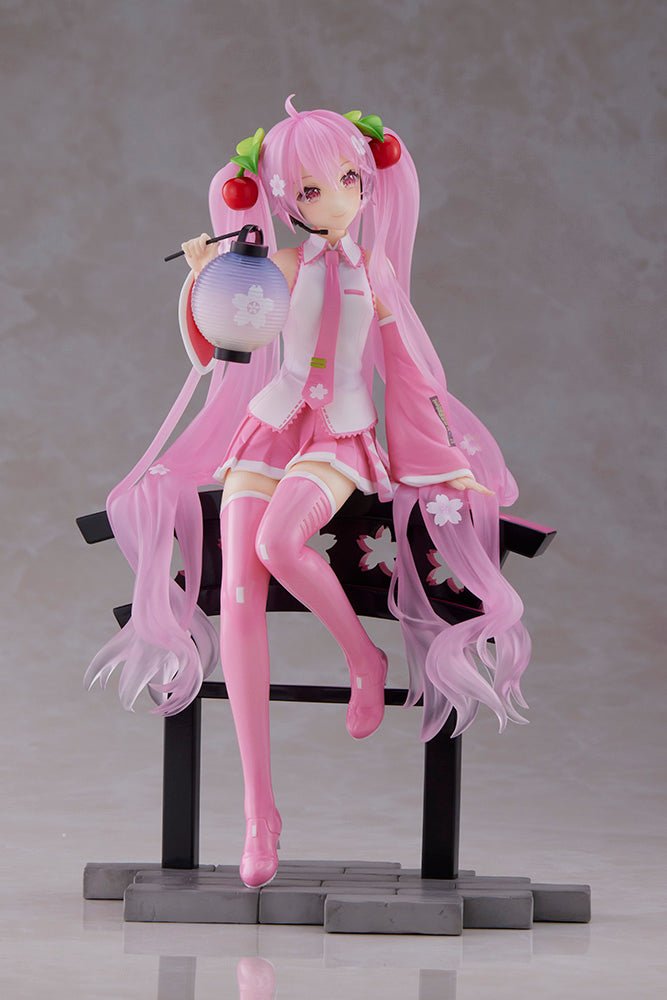 Taito - Sakura Miku AMP+ Figure (Sakura Lantern Ver.) Prize Figure - Good Game Anime