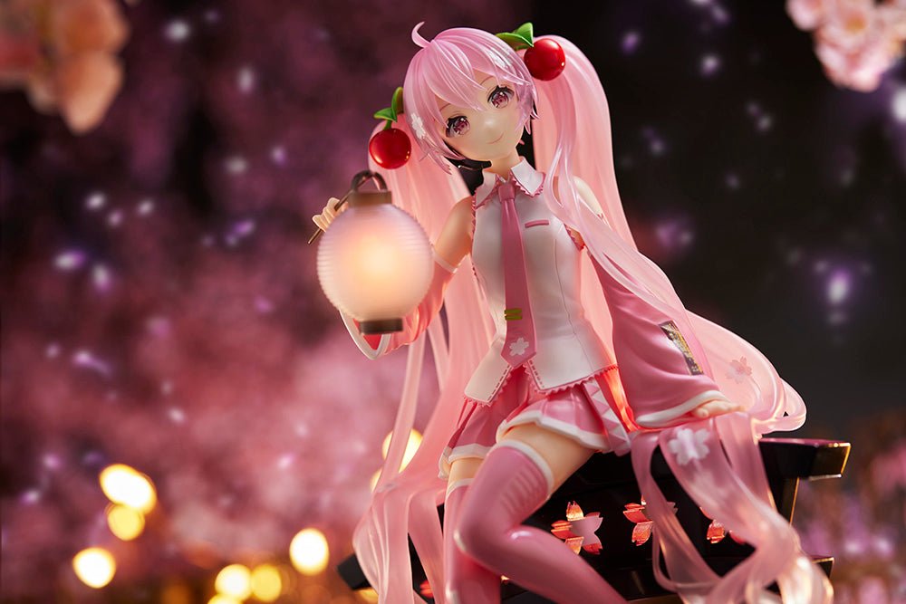 Taito - Sakura Miku AMP+ Figure (Sakura Lantern Ver.) Prize Figure - Good Game Anime