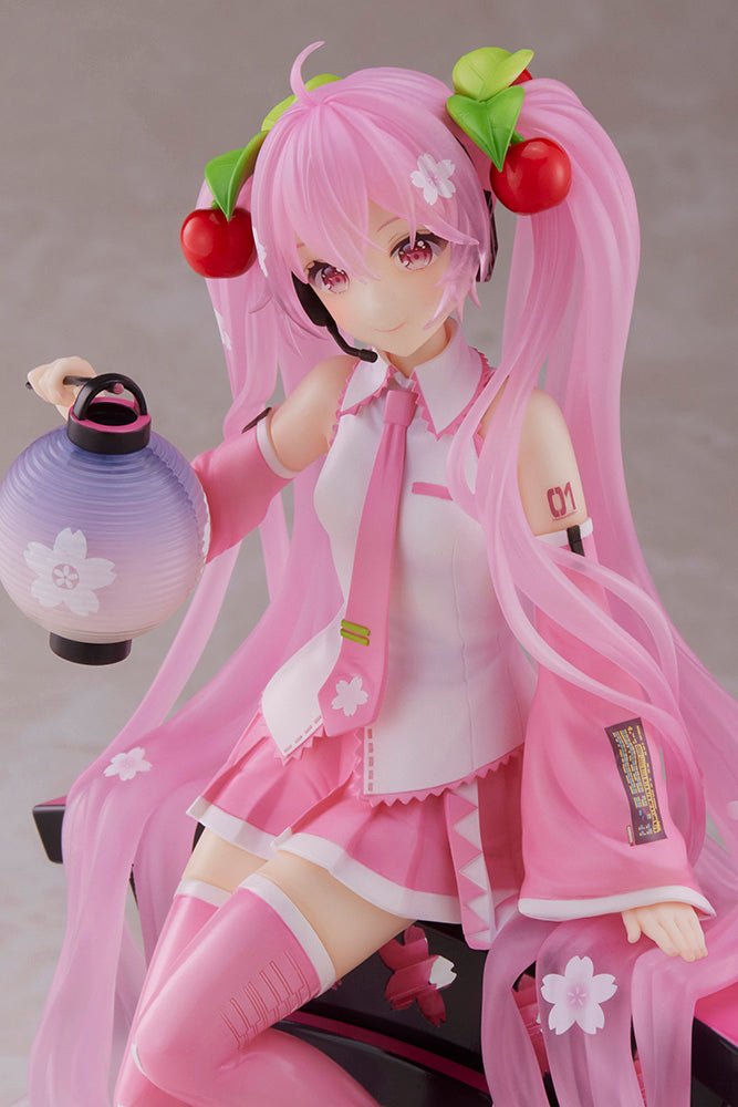 Taito - Sakura Miku AMP+ Figure (Sakura Lantern Ver.) Prize Figure - Good Game Anime