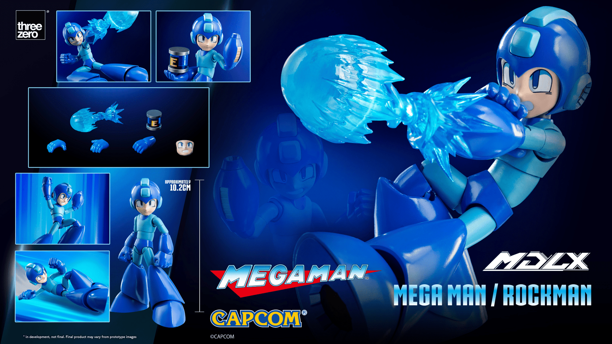 THREEZERO - MDLX Mega Man / Rockman Articulated Figure - Good Game Anime