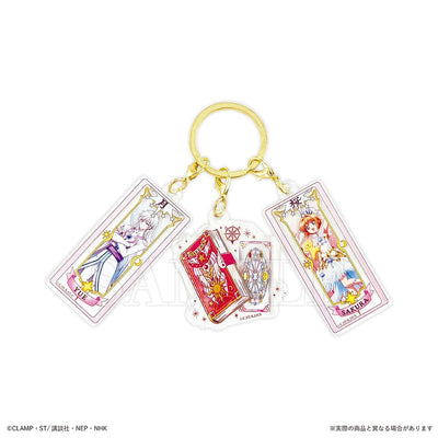 T's Factory - Cardcaptor Sakura: Clear Card Arc 3 Charm Keychain Sakura & Kero - chan & Yue - Good Game Anime