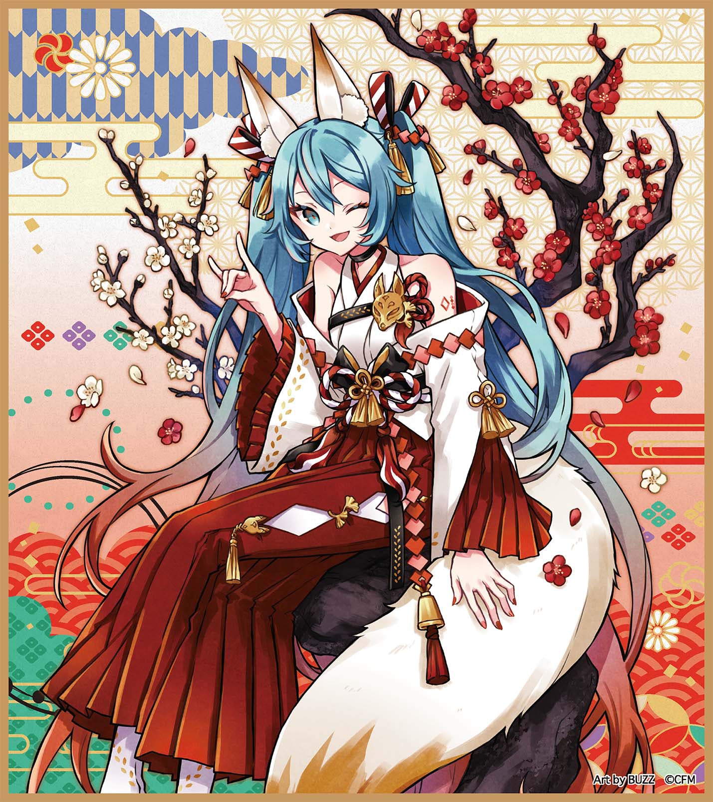 Twinkle - Hatsune Miku: Hyakki Yagyo Shikishi: 1 Random Pull - Good Game Anime