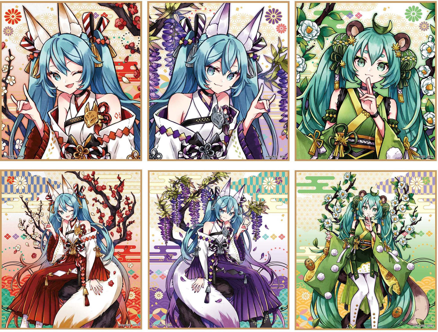 Twinkle - Hatsune Miku: Hyakki Yagyo Shikishi: 1 Random Pull - Good Game Anime