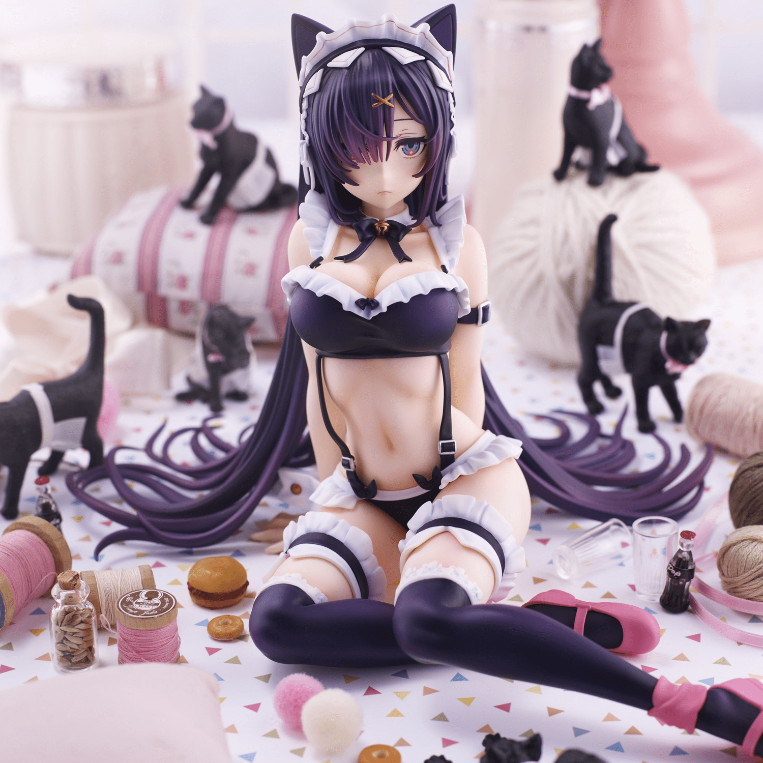 Union Creative - Mika Pikazo Illustration Cat Maid Figure - Good Game Anime