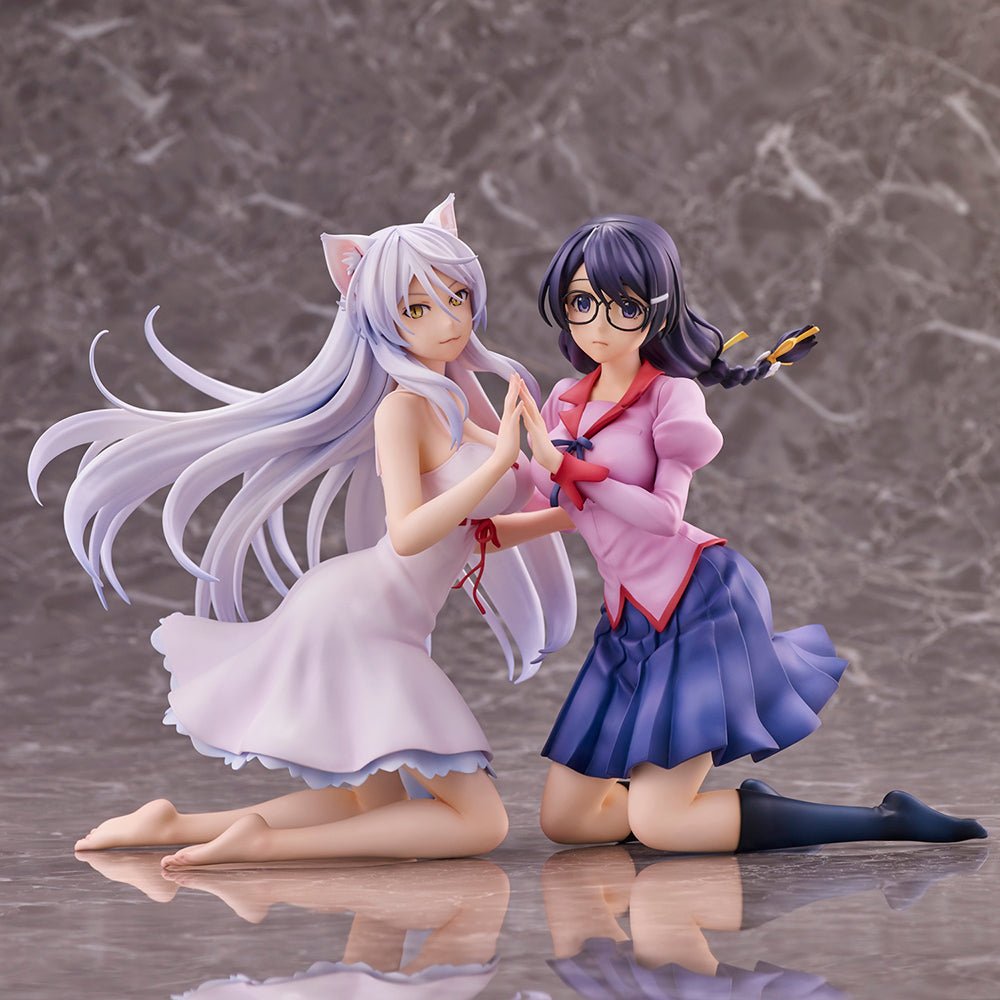 Union Creative - Nekomonogatari Tsubasa Hanekawa 2pk Set Complete Figure - Good Game Anime