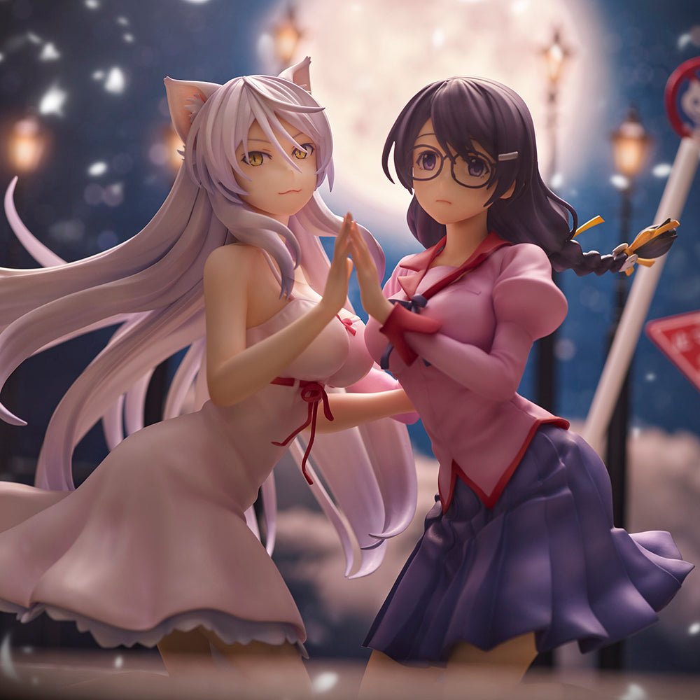 Union Creative - Nekomonogatari Tsubasa Hanekawa 2pk Set Complete Figure - Good Game Anime
