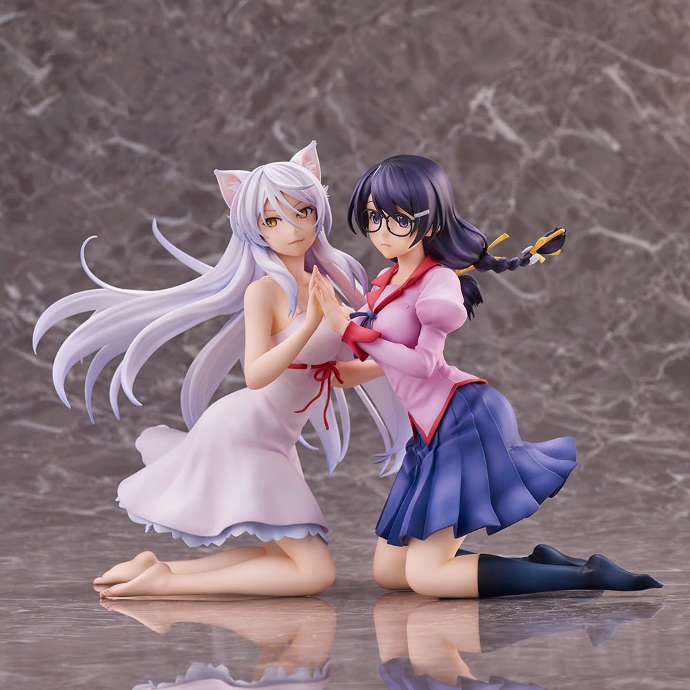 Union Creative - Nekomonogatari Tsubasa Hanekawa 2pk Set Complete Figure - Good Game Anime