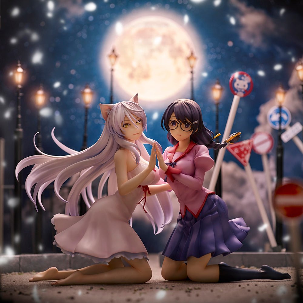 Union Creative - Nekomonogatari Tsubasa Hanekawa 2pk Set Complete Figure - Good Game Anime