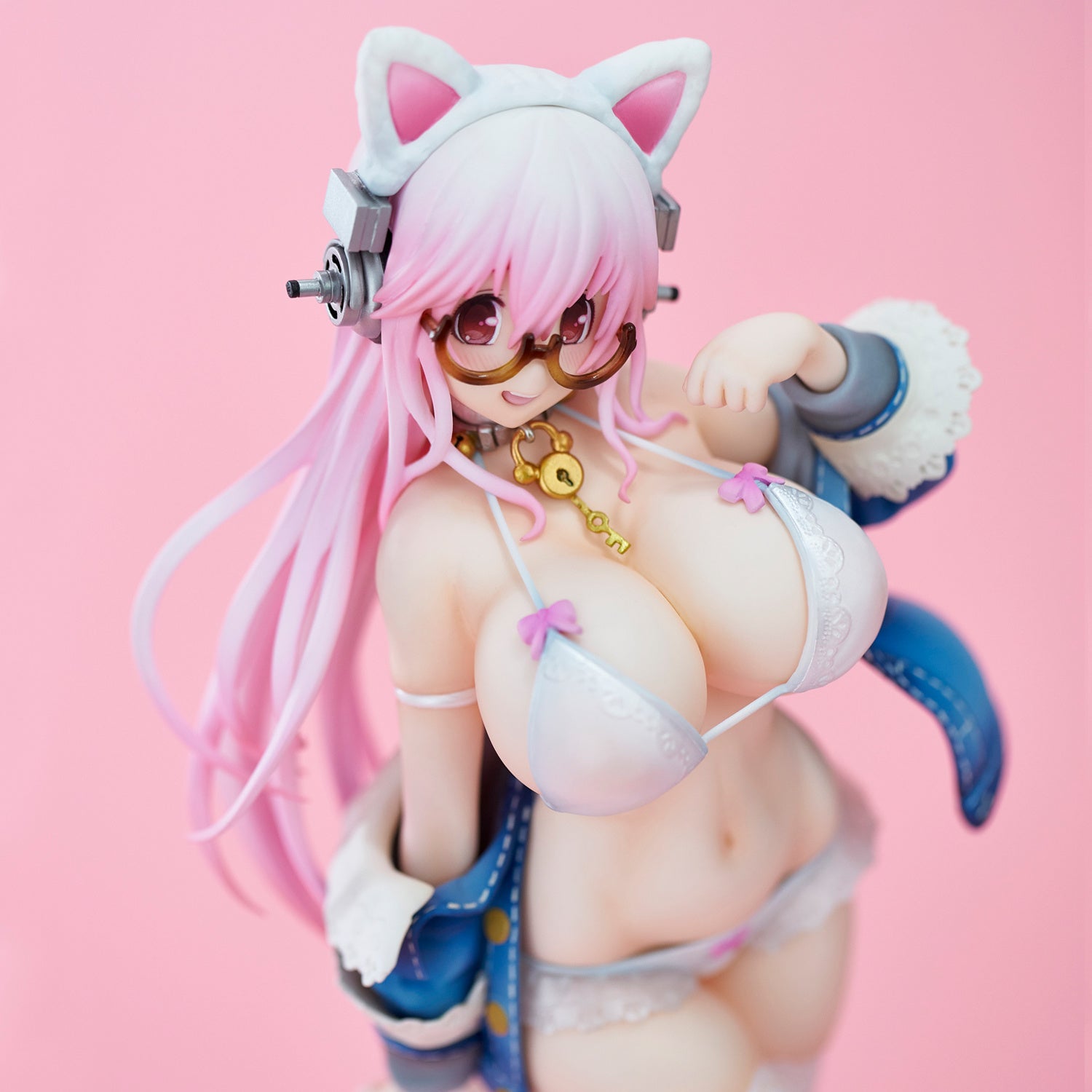 Union Creative - Super Sonico White Cat Ver. - Good Game Anime