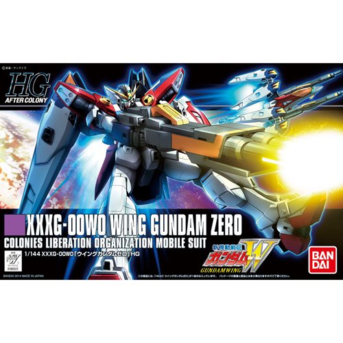 HGAC 1/144 XXXG-00W0 Wing Gundam Zero Scale Model Kit